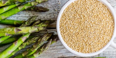 Bild Spargel mit Quinoa