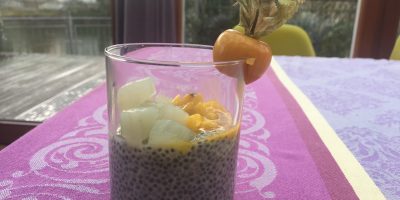 Chia mit Yacon und Mango Bild Chia mit Yacon und Mango
